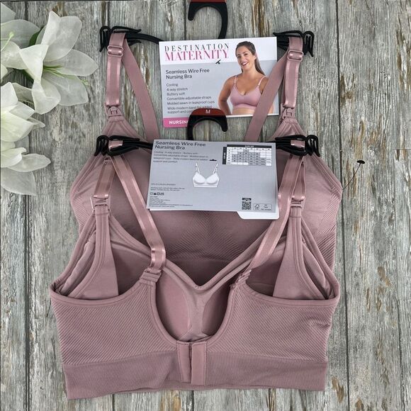 Woman’s Destination Maternity Nursing Bra, 2-Pack Size M - Picture 2 of 6